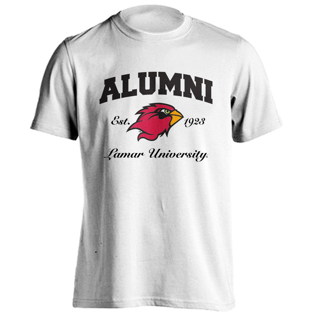 Lamar University Cardinals Dad Logo Short Sleeve T-Shirt Father