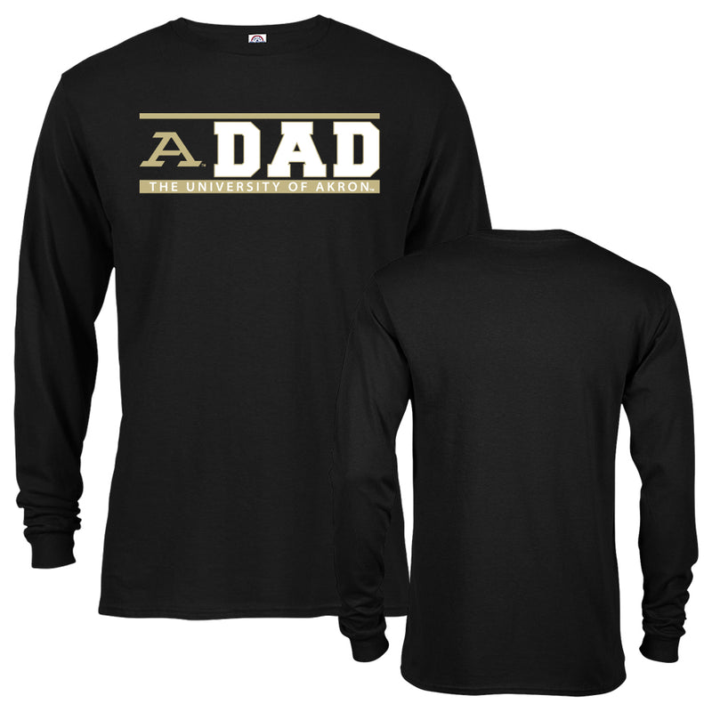 University of Akron Zips Dad Tee Father Parent Tee Long Sleeve T-Shirt