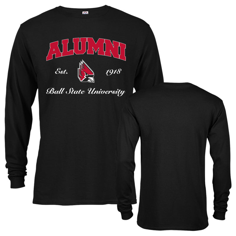 Ball State University Cardinals Alumni Tee Graduate Long Sleeve T-Shirt