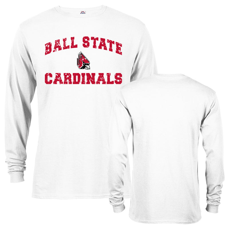 Ball State University Cardinals Retro Logo Long Sleeve T-Shirt