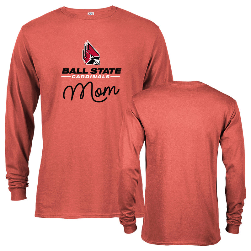 Ball State University Cardinals Mom Mother Parent Long Sleeve T-Shirt