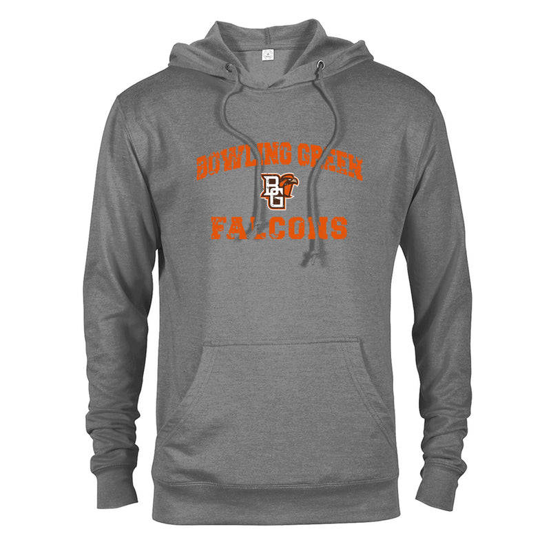 Bowling Green State University Distressed Retro Logo Hoodie Hooded Sweatshirt