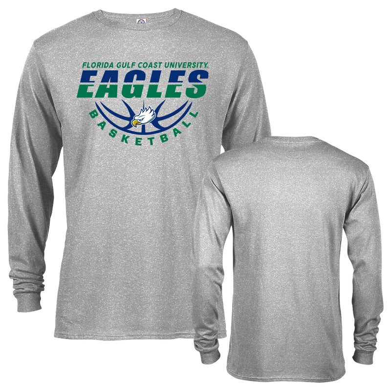 Florida Gulf Coast University Eagles Basketball Long Sleeve Bball T-Shirt