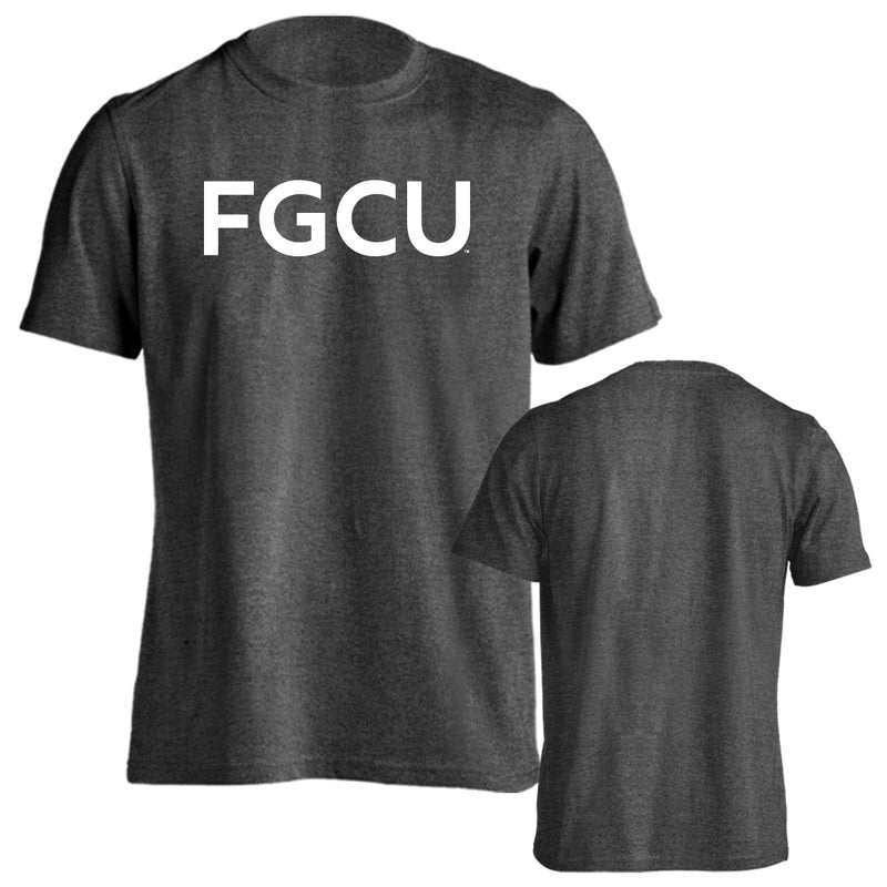 Florida Gulf Coast University Eagles School Text Adult Short Sleeve T-Shirt