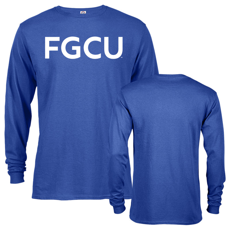 Florida Gulf Coast University Eagles School Text Adult Tee Long Sleeve T-Shirt