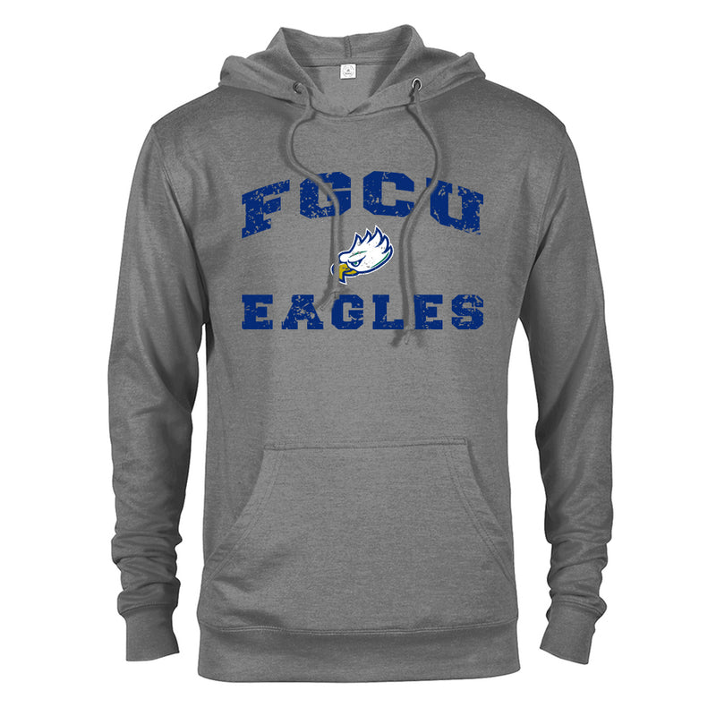 Florida Gulf Coast University Eagles Distressed Retro Logo Hooded Sweatshirt Hoodie