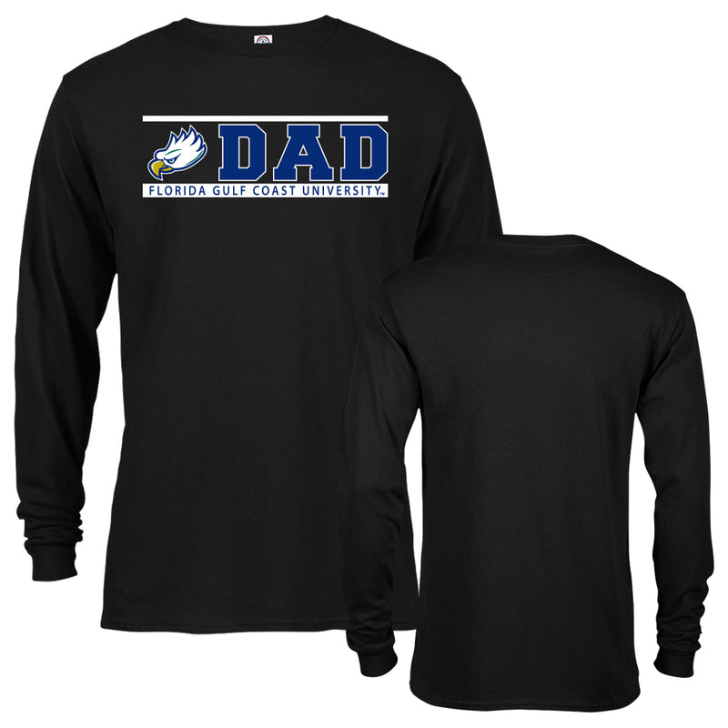 Florida Gulf Coast University Eagles Dad Father Logo Tee Long Sleeve T-Shirt