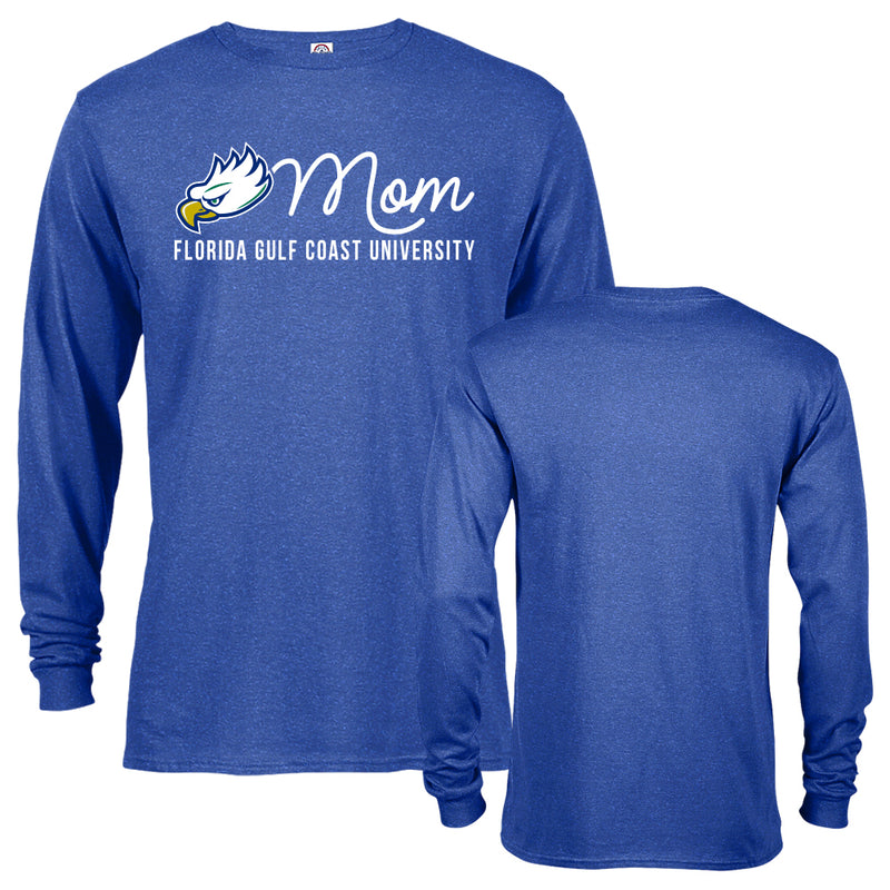 Florida Gulf Coast University Eagles Mom Logo Tee Mother Proud Parent Long Sleeve T-Shirt