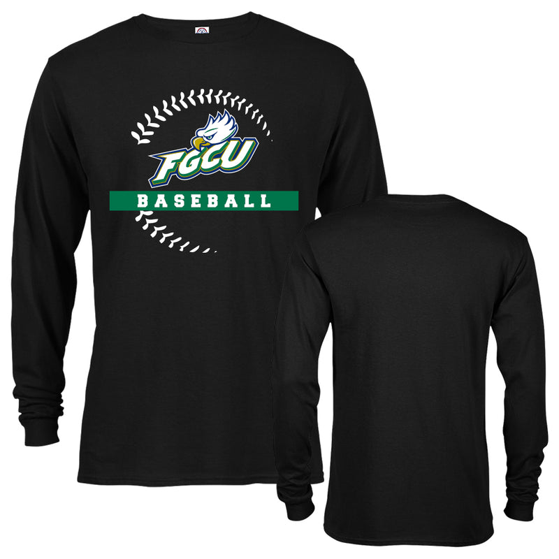 Florida Gulf Coast University Eagles Baseball Seams Long Sleeve T-Shirt