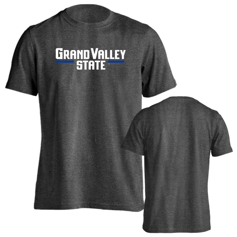 Grand Valley State University Lakers GVST Arch Text Adult Short Sleeve T-Shirt