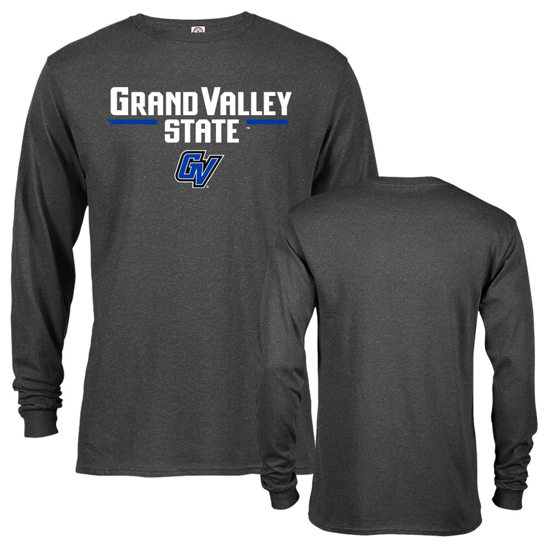 Grand Valley State University Lakers Arched Text with Logo Long Sleeve T-Shirt