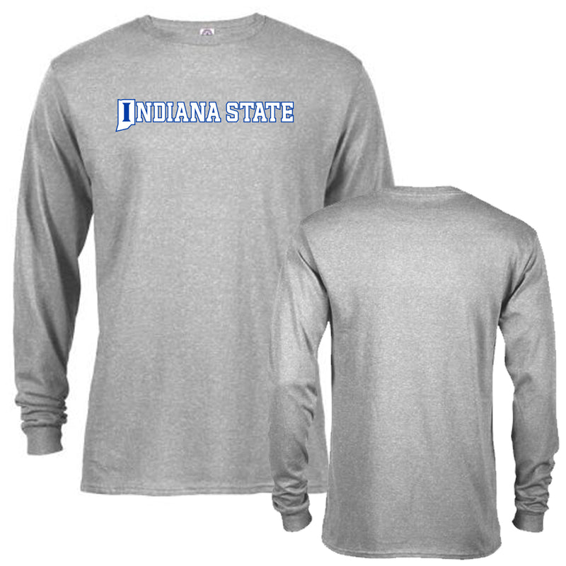 Indiana State University Sycamores Classic Arched Text Long Sleeve T-Shirt