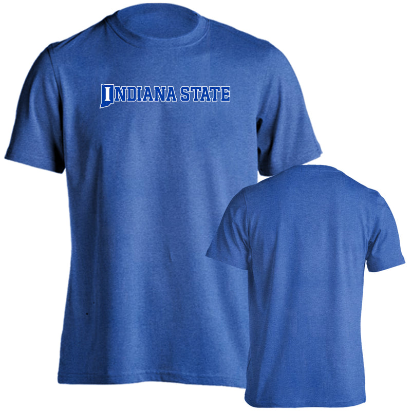 Indiana State University Sycamores Arch Text Adult Tee Short Sleeve T-Shirt