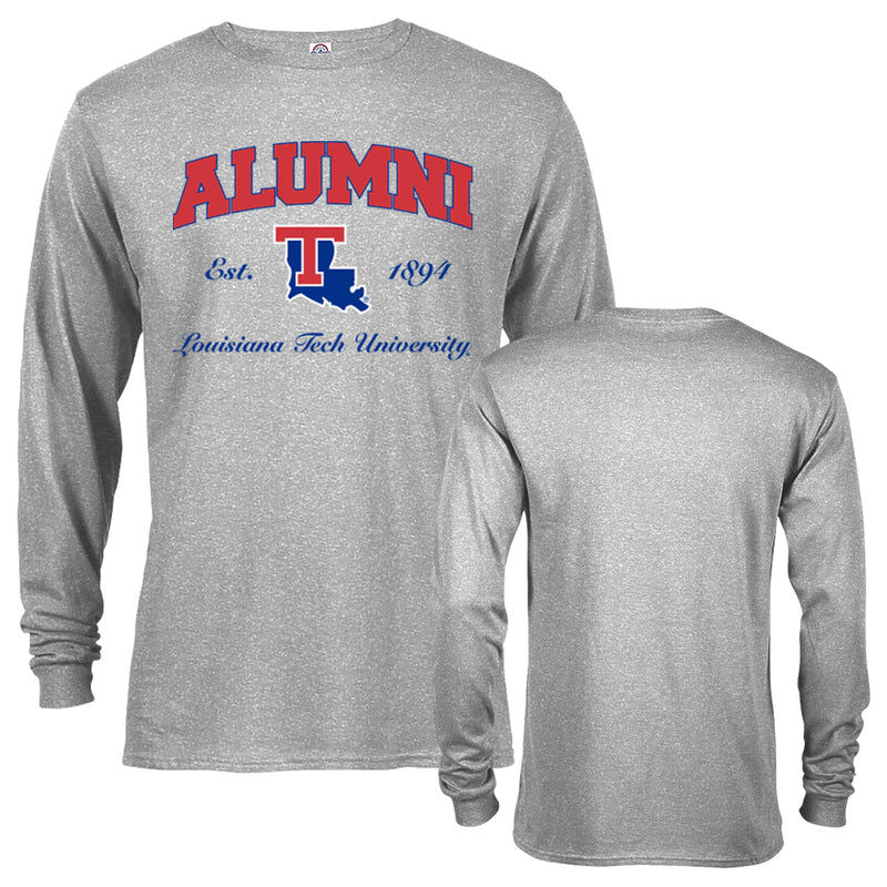 Louisiana Tech University Bulldogs Alumni Logo Long Sleeve Alumni T-Shirt