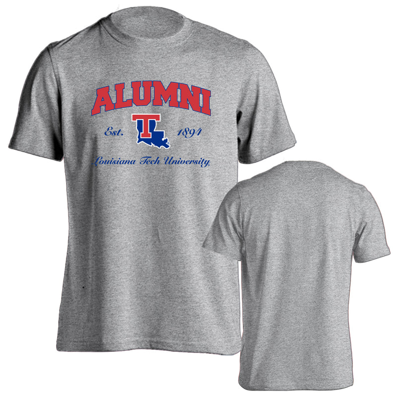 Louisiana Tech University Bulldogs Alumni Logo Short Sleeve Alumni T-Shirt