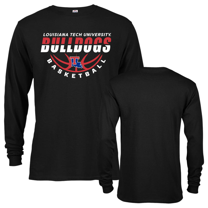 Louisiana Tech University Basketball Nothing But Net Long Sleeve T-Shirt