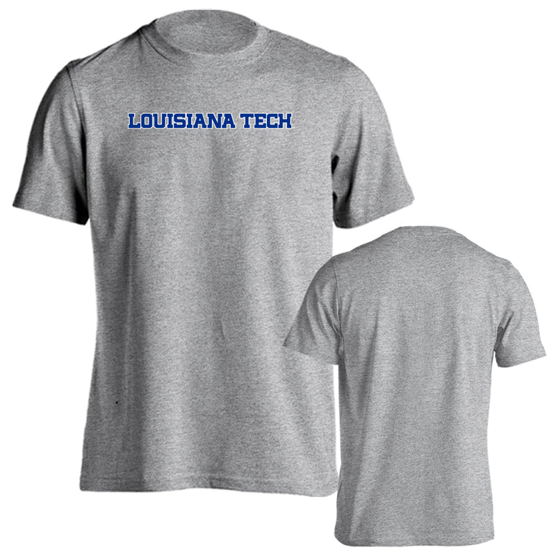 Louisiana Tech University Bulldogs Arch Text Adult Tee Short Sleeve T-Shirt