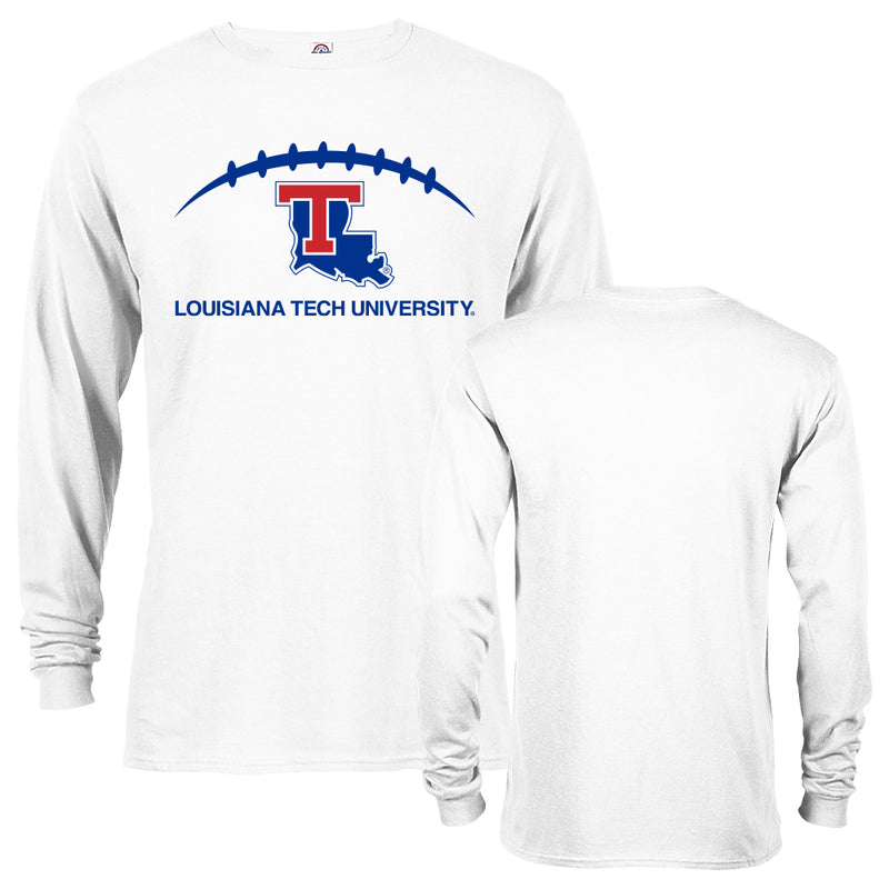 Louisiana Tech University Bulldogs Laces Out Football Long Sleeve T-Shirt
