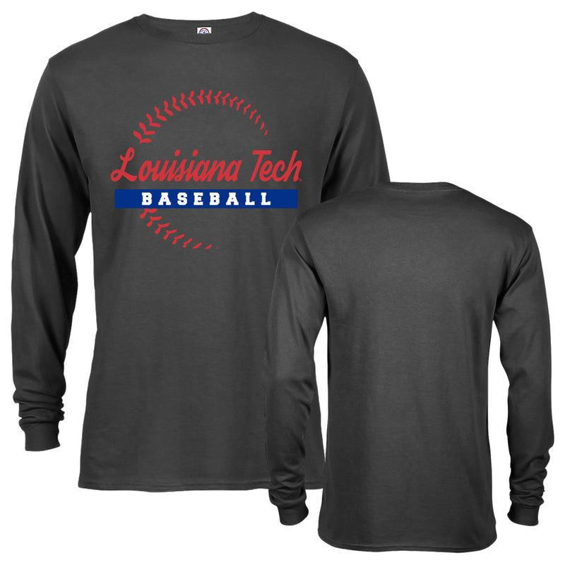 Louisiana Tech University Bulldogs LA Tech Baseball Seams Long Sleeve T-Shirt