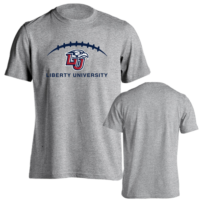 Liberty Flames Football Laces T-Shirt