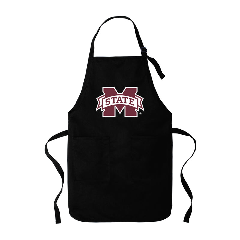 Mississippi State University Bulldogs Miss State Text With Bulldog Mascot Apron