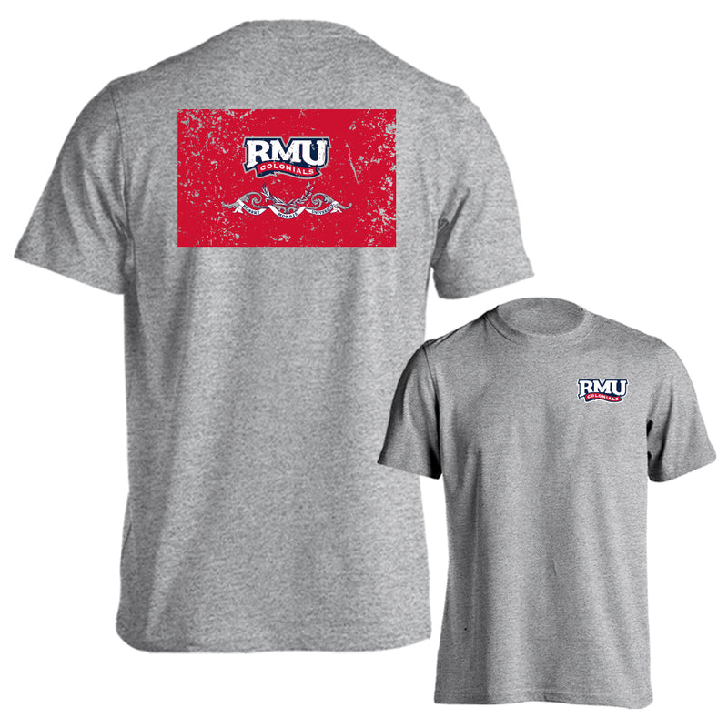 Robert Morris University Colonials School Flag Logo Short Sleeve T-Shirt