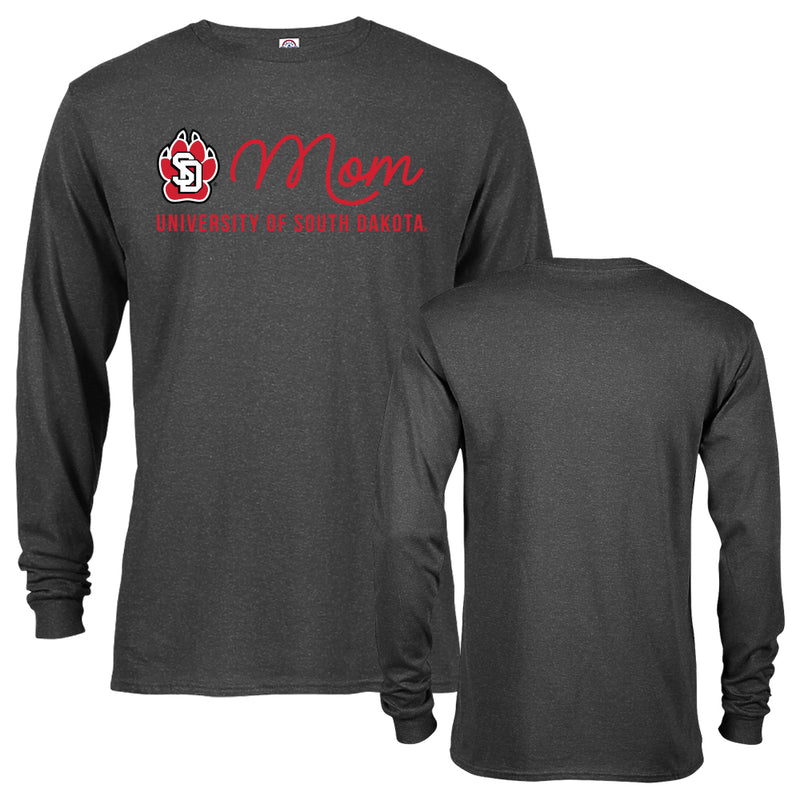 University of South Dakota Coyotes Mom Logo Shirt Long Sleeve Mother T-Shirt
