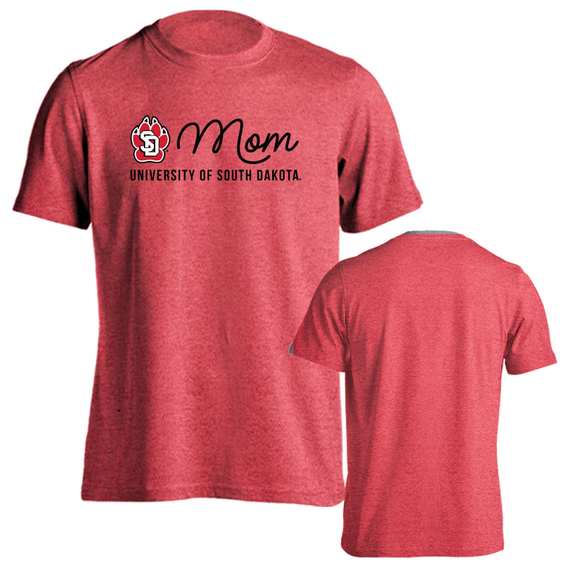 University of South Dakota Coyotes Mom Logo Shirt Short Sleeve Mother T-Shirt