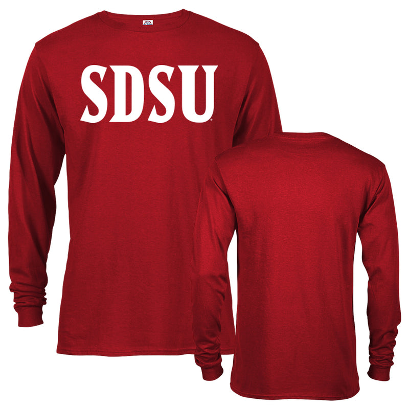 San Diego State University Aztecs Classic School Logo Long Sleeve T-Shirt