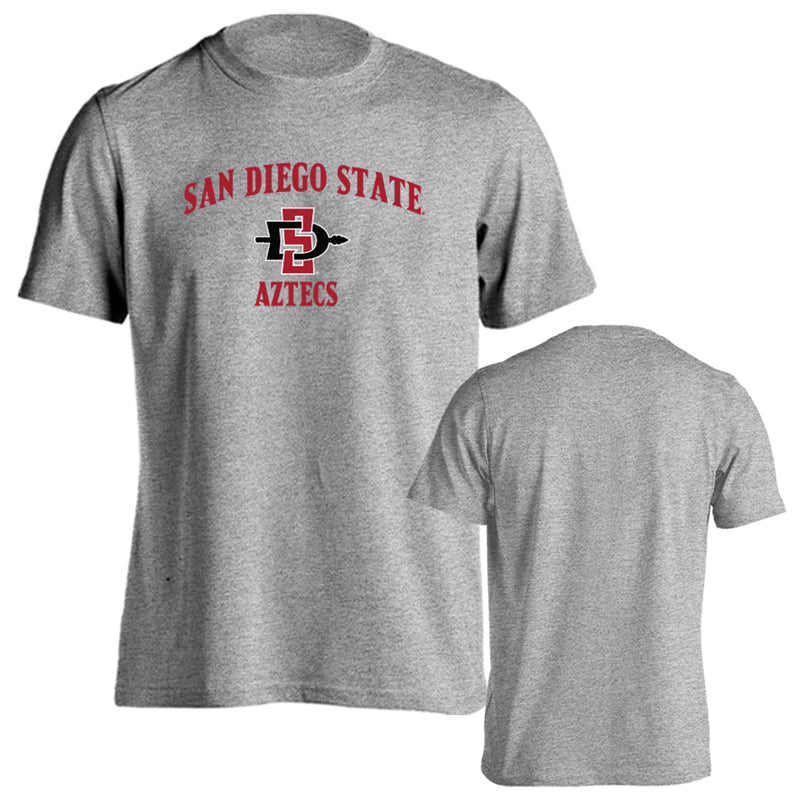 San Diego State University Aztecs Distressed Retro Logo Short Sleeve T-Shirt