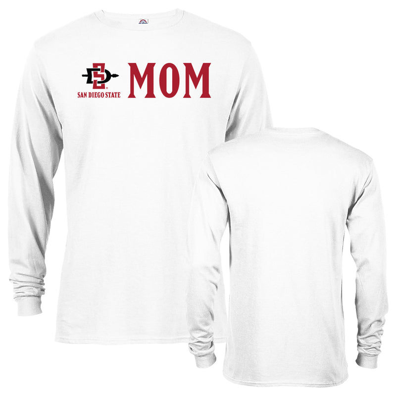 San Diego State University Aztecs Mom Tee Mother Proud Parent Long Sleeve T-Shirt