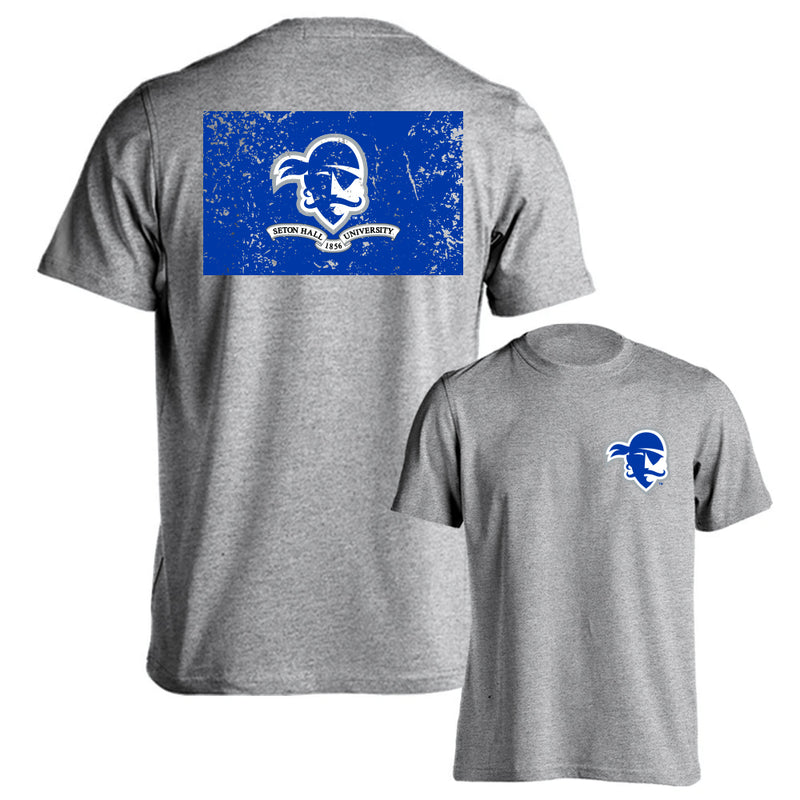 Seton Hall Pirates Seton Hall University School Flag Logo Short Sleeve T-Shirt