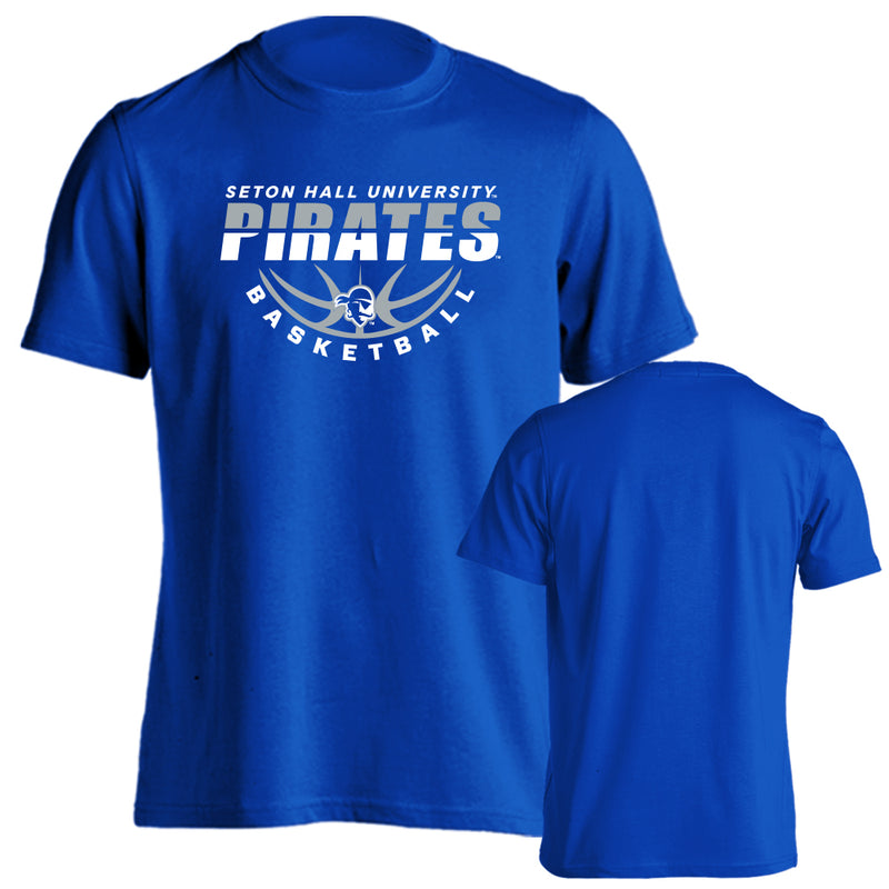 Seton Hall University Pirates Basketball Nothing But Net Short Sleeve T-Shirt