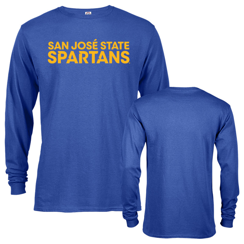 San Jose State University Spartans Classic School Text Adult Long Sleeve T-Shirt