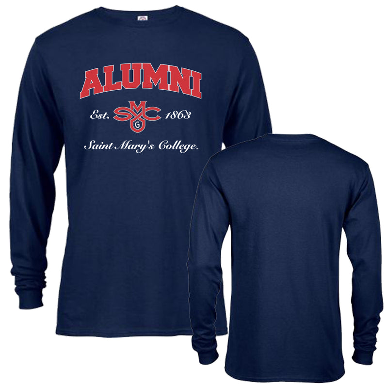 Saint Mary's College Gaels Saint Mary's Gaels Alumni Logo Long Sleeve T-Shirt