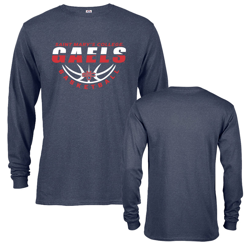 Saint Mary's College Gaels Basketball Nothing But Net Long Sleeve T-Shirt
