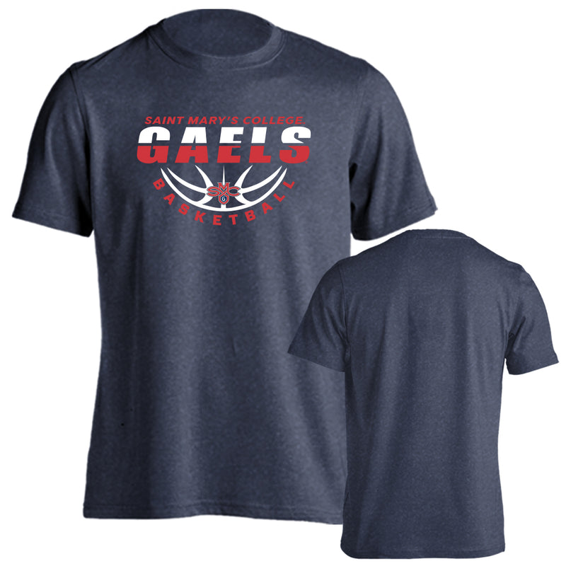 Saint Mary's College Gaels Basketball Nothing But Net Short Sleeve T-Shirt
