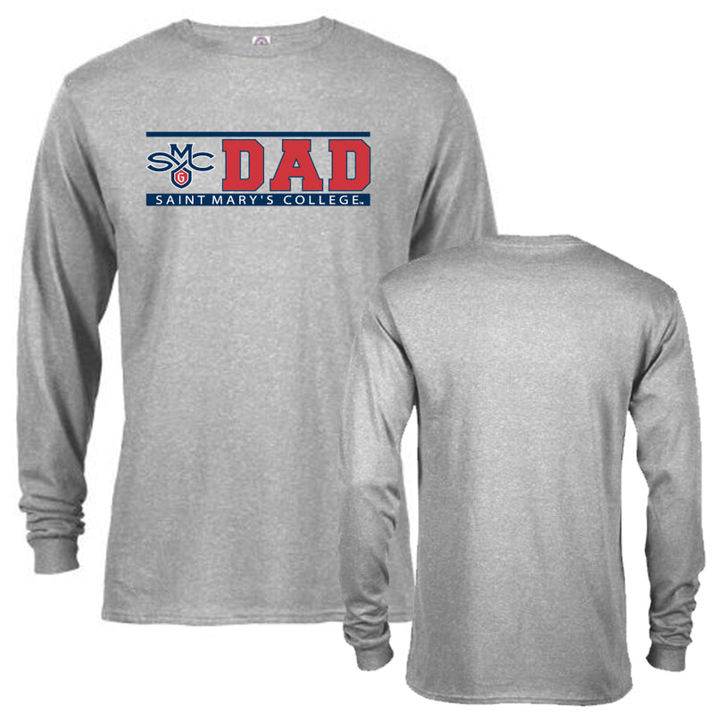 Saint Mary's College Gaels Saint Mary's Dad Logo Tee Long Sleeve Father T-Shirt