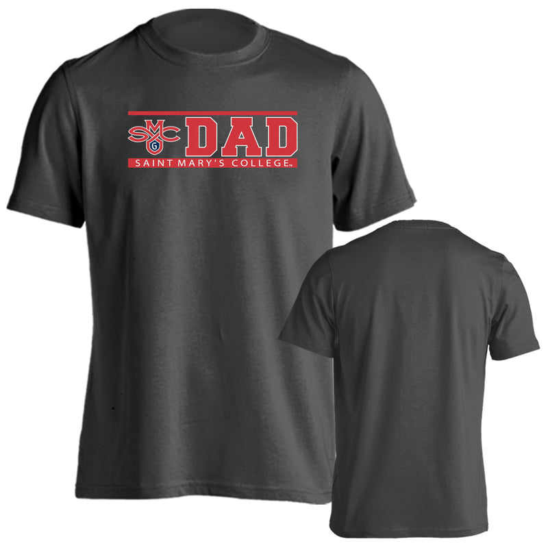 Saint Mary's College Gaels Saint Mary's Dad Logo Tee Short Sleeve Father T-Shirt