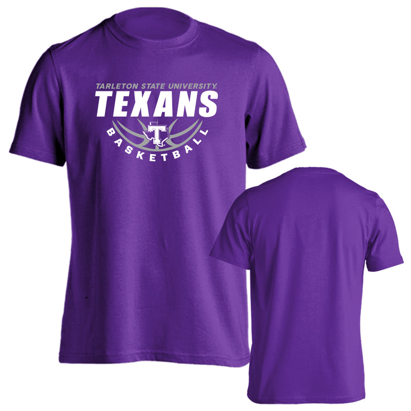 Tarleton State University Texans Basketball Nothing But Net Short Sleeve T-Shirt