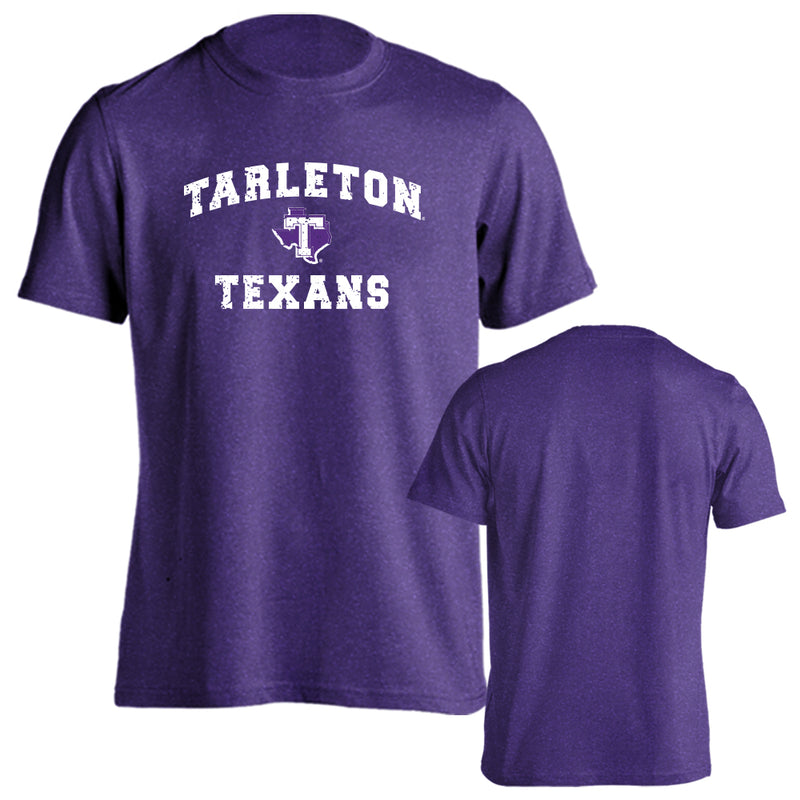 Tarleton State University Texans Distressed Retro Logo Short Sleeve T-Shirt