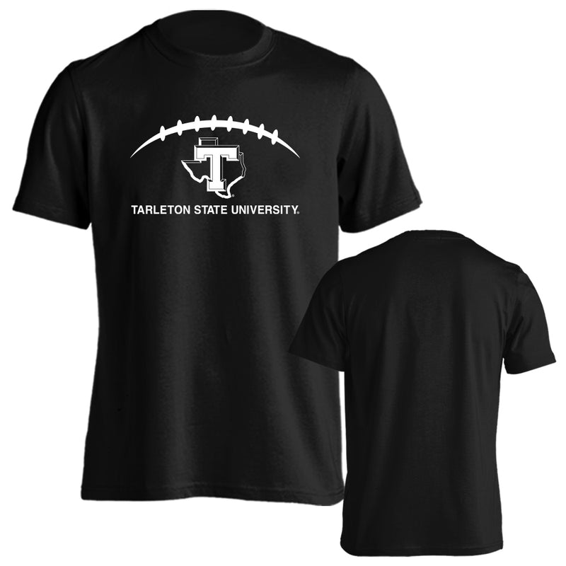 Tarleton State University Texans Laces Out Football Short Sleeve T-Shirt