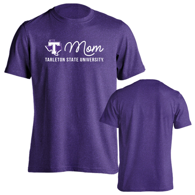 Tarleton State University Texans Mom Mother Proud Parent Logo Long Sleeve T-Shirt