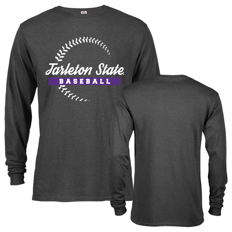 Tarleton State University Texans Baseball Seams Long Sleeve T-Shirt