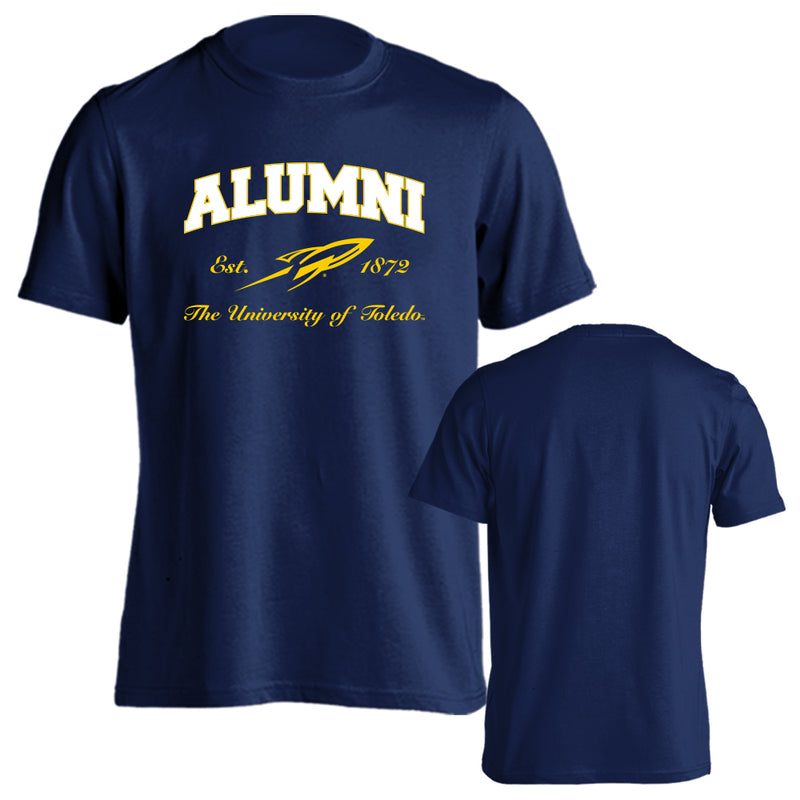 University of Toledo Rockets Alumni Est 1872 Toledo Rockets Short Sleeve Tee