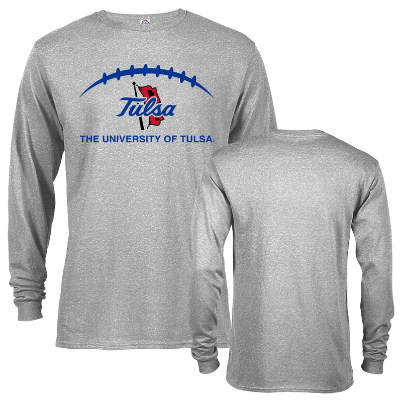 University of Tulsa Golden Hurricane Laces Out Football Long Sleeve T-Shirt