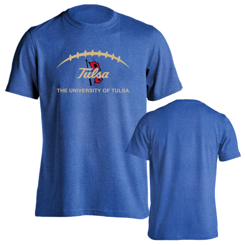 University of Tulsa Golden Hurricane Laces Out Football Short Sleeve T-Shirt