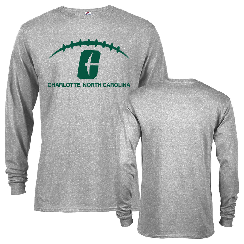 University of North Carolina Charlotte 49ers Laces Out Logo Long Sleeve Tee