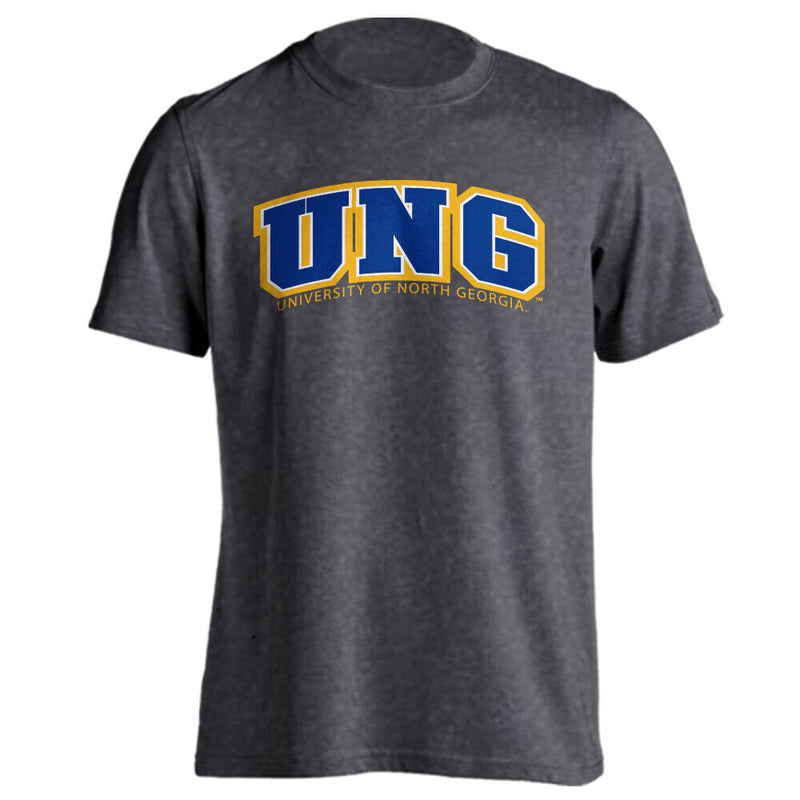 University of North Georgia Nighthawks UNG Arched Text Logo Short Sleeve T-Shirt