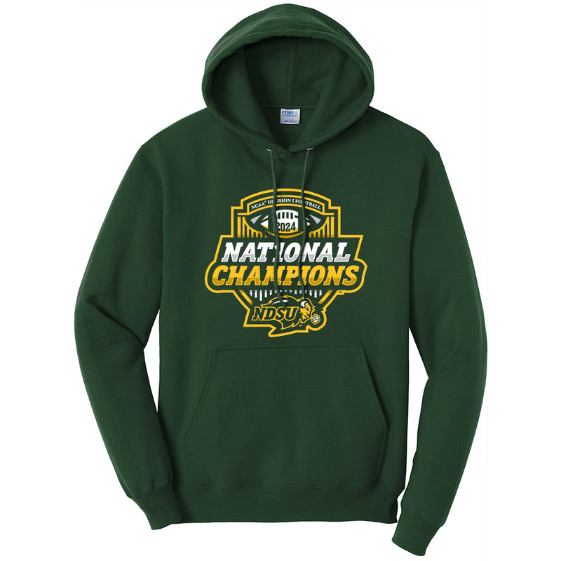 North Dakota State Bison 2025 NCAA DII Football National Champions Official Logo Sweatshirt Hoodie